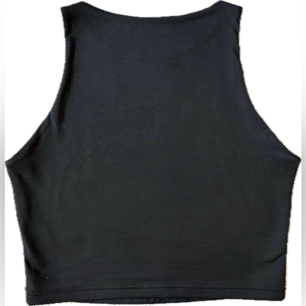 REORIA Women’s Sexy Sleeveless Racer Back Tank Tops Halter Neck Crop Tops - Picture 8 of 11
